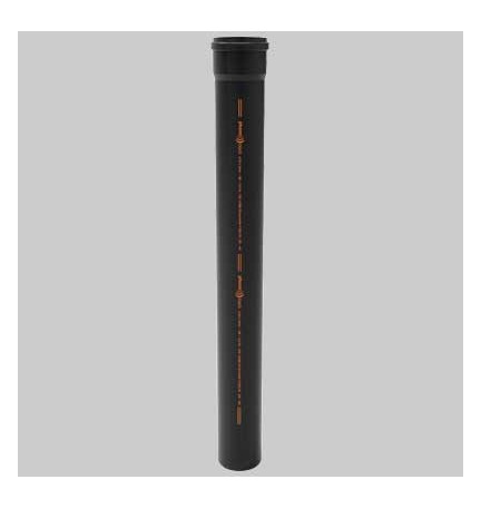 TUBO PHONO BLACK 1 BICCHIERE dm 100 - cm 100