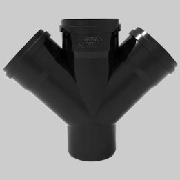DERIVAZIONE PHONO BLACK 45° MF - 100 x 40 - 40
