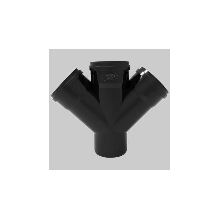 DERIVAZIONE PHONO BLACK 45° MF - 100 x 50 - 50