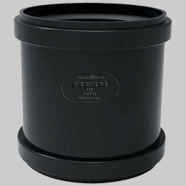 MANICOTTO PHONO BLACK SENZA BATTENTE - Ø 100