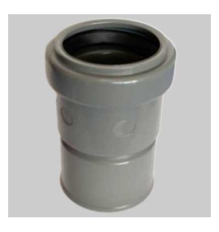 TRONCHETTO DI PASSAGGIO PVC CON GUARNIZIONE - DM. 40