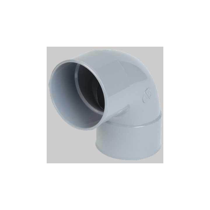 CURVA IN PVC 87° 30 F-F - Ø 40