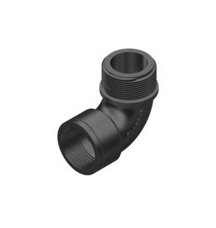 GOMITO FILETTATO A 90° MASCHIO-FEMMINA 3/4"