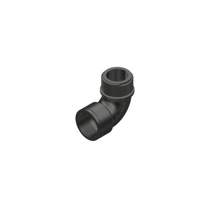 GOMITO FILETTATO A 90° MASCHIO-FEMMINA 1"