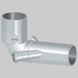 CURVA WC 2 ATTACCHI Ø40 O-RING - Ø 100