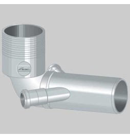 CURVA WC 2 ATTACCHI Ø40 O-RING - Ø 100