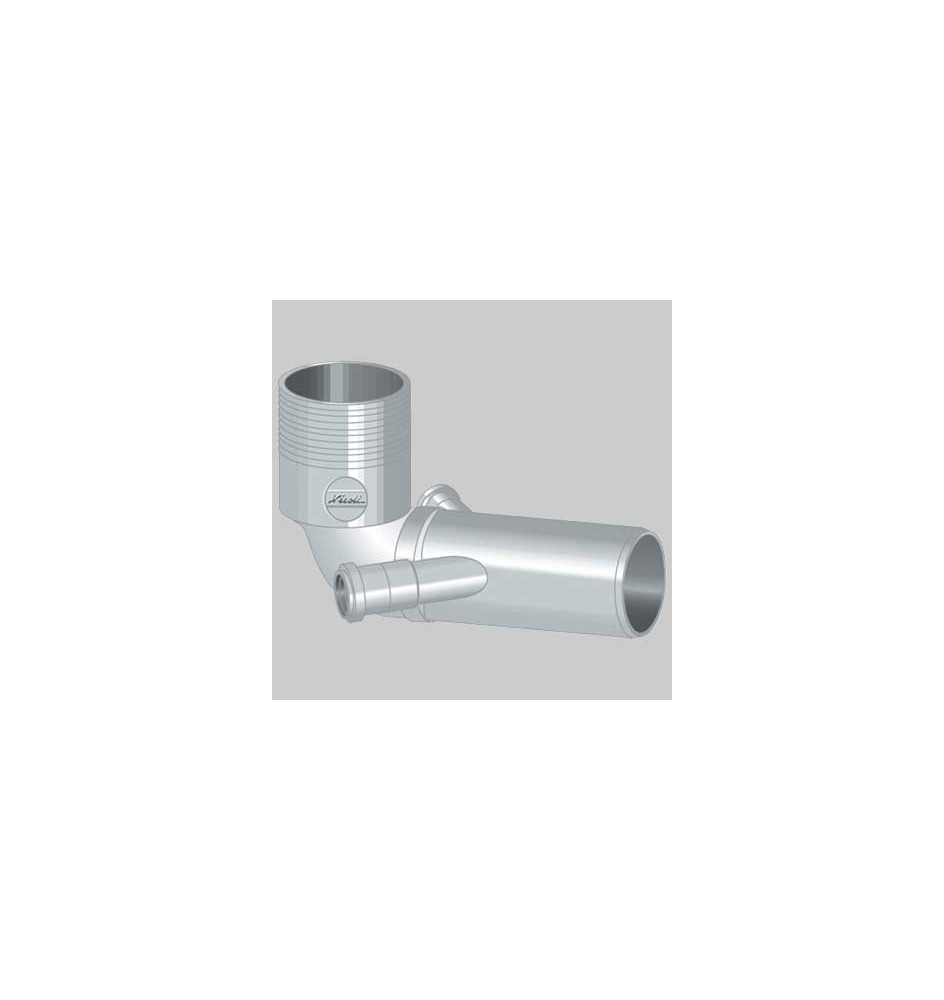 CURVA WC 2 ATTACCHI Ø40 O-RING - Ø 100