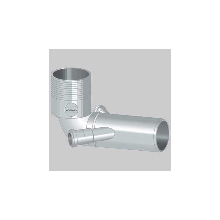 CURVA WC 2 ATTACCHI Ø40 O-RING - Ø 100