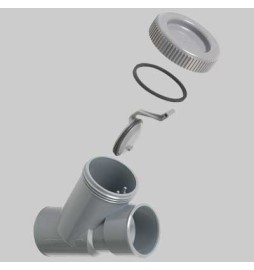 VALVOLA ANTIRIFLUSSO A 45° FF - Ø 50