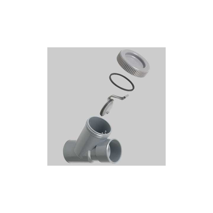 VALVOLA ANTIRIFLUSSO A 45° FF - Ø 50