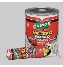 ADESIVO SPECIALE SIGILLANTE PVC - Tubetto gr 125 rosso