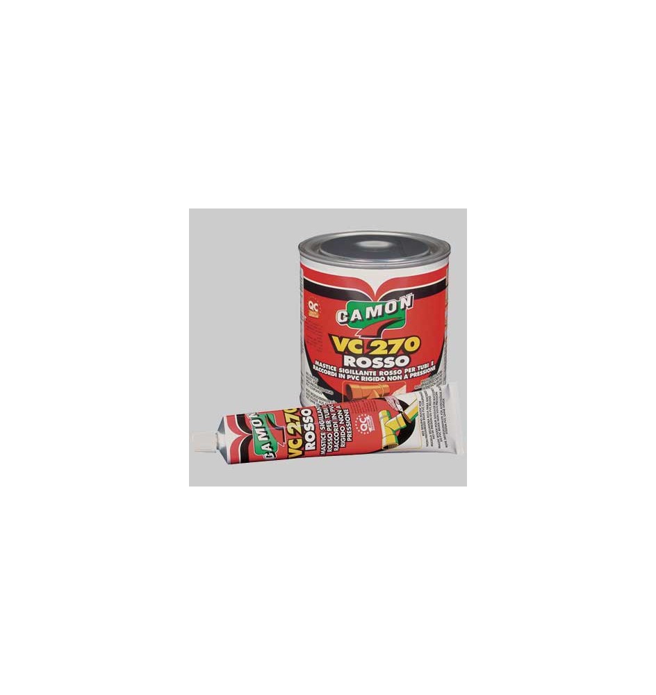 ADESIVO SPECIALE SIGILLANTE PVC - Tubetto gr 250 rosso