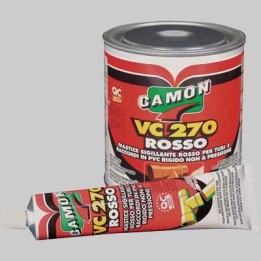 ADESIVO SPECIALE SIGILLANTE PVC - Barattolo gr 500 rosso