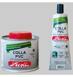 COLLA PER PVC 'NICOLL' - Tubetto 125 ml