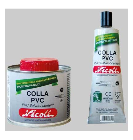 COLLA PER PVC 'NICOLL' - Tubetto 125 ml