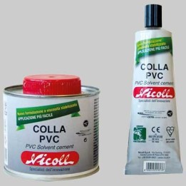 COLLA PER PVC 'NICOLL' - Barattolo 250 ml c/pennello