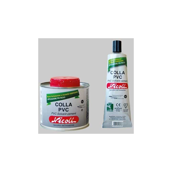COLLA PER PVC 'NICOLL' - Barattolo 250 ml c/pennello
