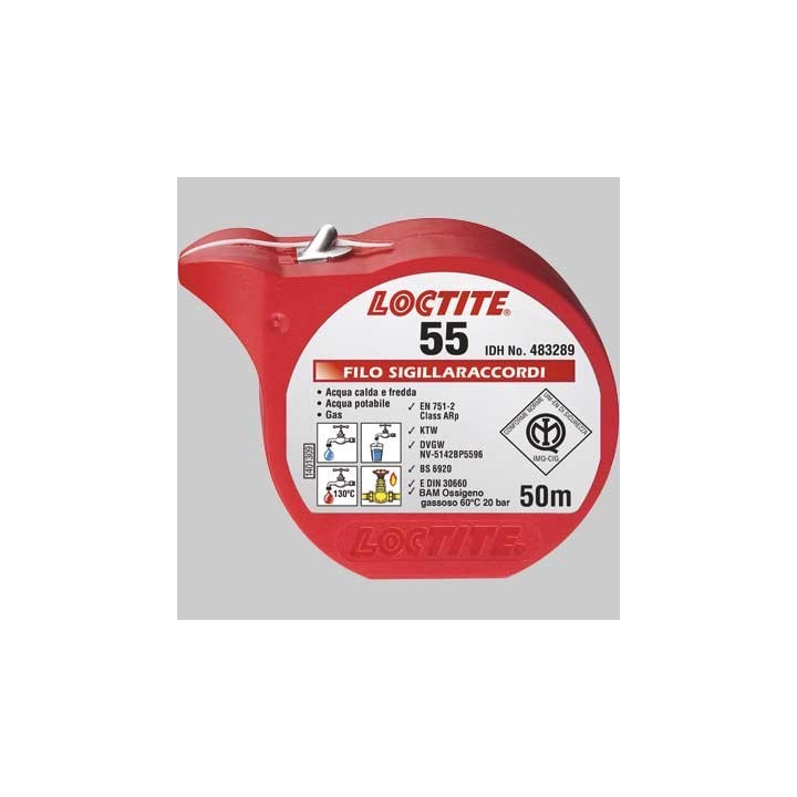 FILO SIGILLANTE LOCTITE 55/50 - 50 Mt