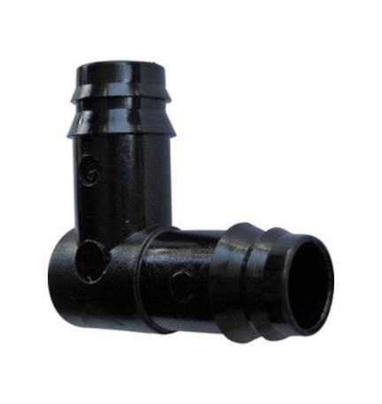 RAINFALL RACCORDO A GOMITO TUBI GF 14X16 BL 10 PZ