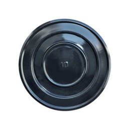 ROSONE P/TUBO DI STUFA D 8 CM NERO