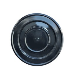 ROSONE P/TUBO DI STUFA D 10 CM NERO