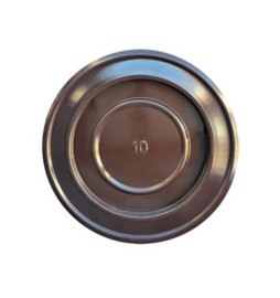 ROSONE P/TUBO DI STUFA D 10 CM MARRONE