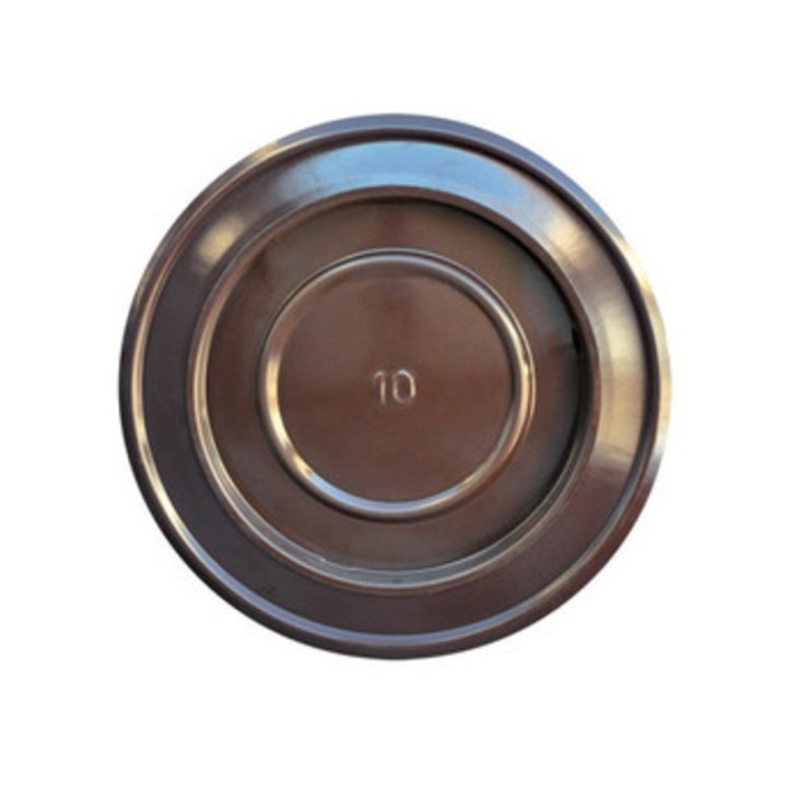 ROSONE P/TUBO DI STUFA D 12 CM MARRONE