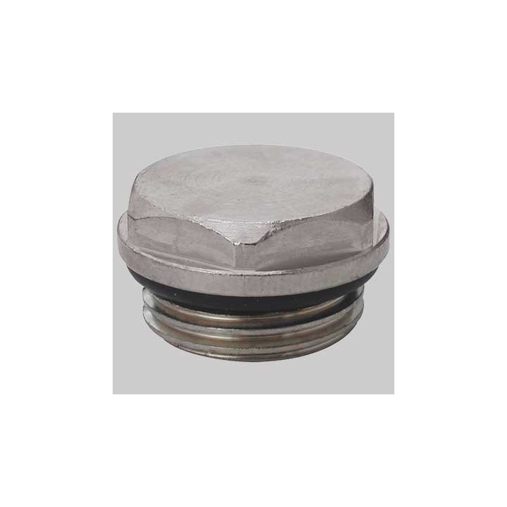 TAPPO MASCHIO DI CHIUSURA DERIVAZIONE - 1/2 Cromato
