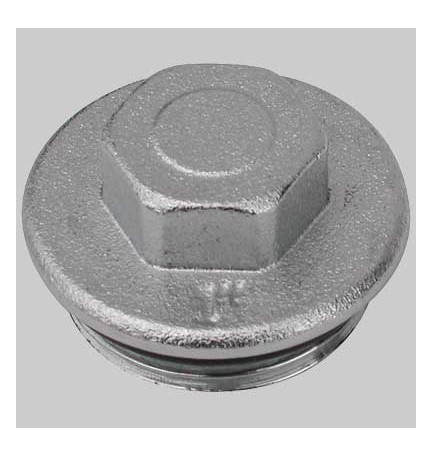 TAPPO CIECO CROMATO CON GUARNIZIONE - 1"