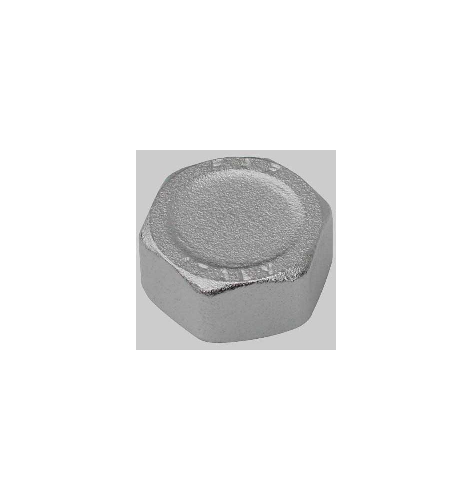 TAPPO TERMINALE CROMATO CON O-RING - 3/4