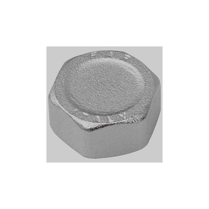 TAPPO TERMINALE CROMATO CON O-RING - 3/4