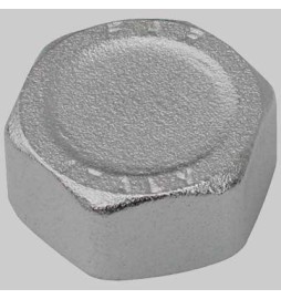 TAPPO TERMINALE CROMATO CON O-RING - 1"