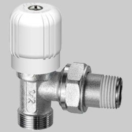 VALVOLA FAR A SQUADRO PER TUBO RAME PLASTICA MULTISTRATO - 1/2 x 24-19