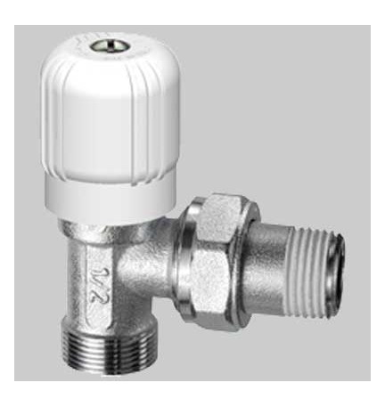 VALVOLA FAR A SQUADRO PER TUBO RAME PLASTICA MULTISTRATO - 1/2 x 24-19