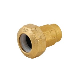 RACCORDO FEMMINA RIDOTTO IN OTTONE PER TUBO PE 1" x 40