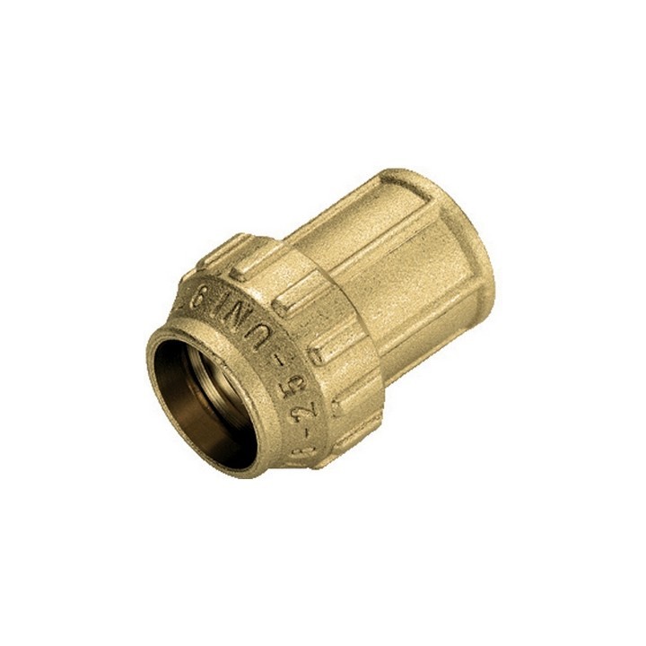 RACCORDO DIRITTO FEMMINA IN OTTONE TIEMME 1"1/4 x 40