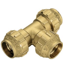 RACCORDO A TEE IN OTTONE TIEMME Diam. 40