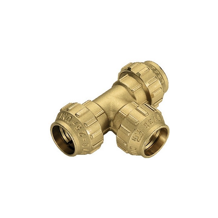 RACCORDO A TEE IN OTTONE TIEMME Diam. 63