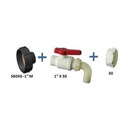 SET DI COLLEGAMENTO A CONTENITORI IBC S60X6X1"X30