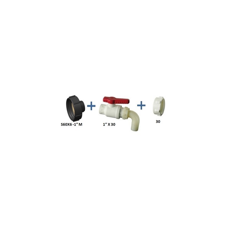 SET DI COLLEGAMENTO A CONTENITORI IBC S60X6X1"X30