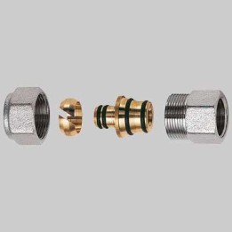 NIPLES FEMMINA CROMATO FAR COMPLETO - 3/4 x 26 x 3