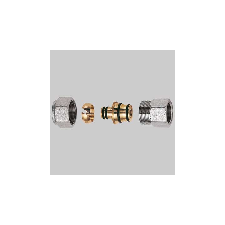 NIPLES FEMMINA CROMATO FAR COMPLETO - 1" x 32 x 3