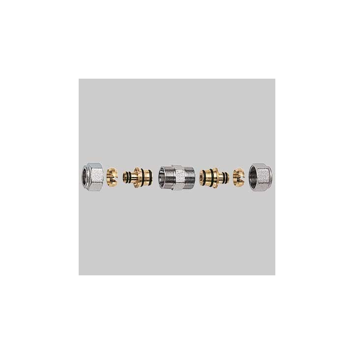 NIPLES DOPPIO CROMATO FAR COMPLETO - 1" x 26 x 3