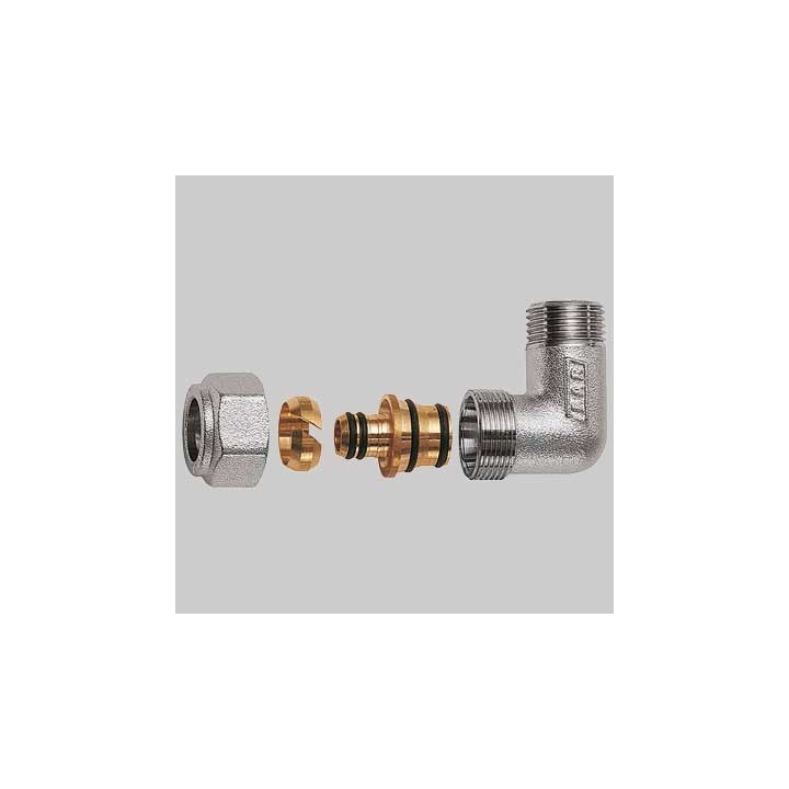 GOMITO MASCHIO CROMATO FAR COMPLETO - 1" x 32 x 3