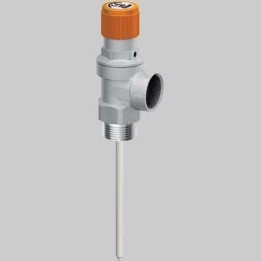 VALVOLA DI SICUREZZA COMBINATA PER IMPIANTI SOLARI - 6 BAR 1/2x1/2