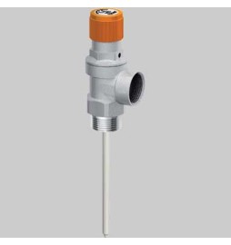 VALVOLA DI SICUREZZA COMBINATA PER IMPIANTI SOLARI - 6 BAR 1/2x1/2