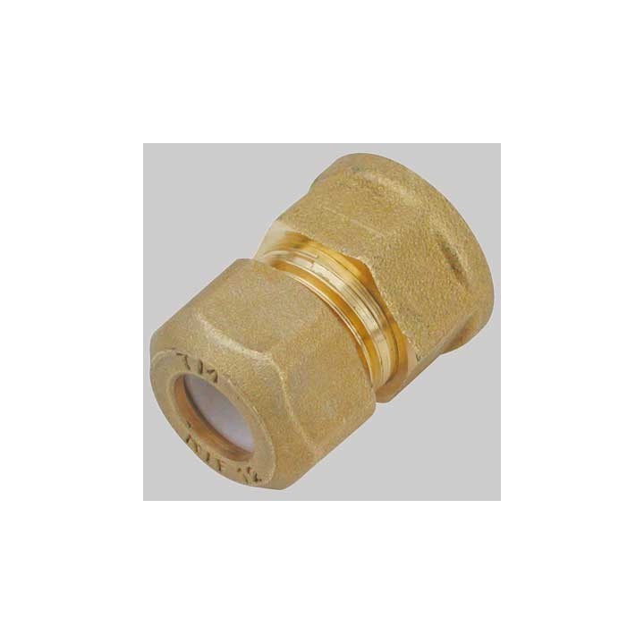 RACCORDO DIRITTO FEMMINA CON OGIVA P.T.E.F. - 12 x 3/8 - 1/2 x 3/8
