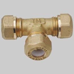 RACCORDO A TEE CON OGIVA P.T.E.F. - 10 x 10 x 10 - 1/2