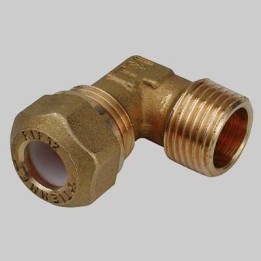 RACCORDO A GOMITO MASCHIO CON OGIVA P.T.E.F. - 12 - 1/2 x 1/2
