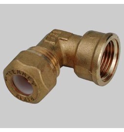 RACCORDO A GOMITO FEMMINA CON OGIVA P.T.E.F. - 12 - 1/2 x 1/2